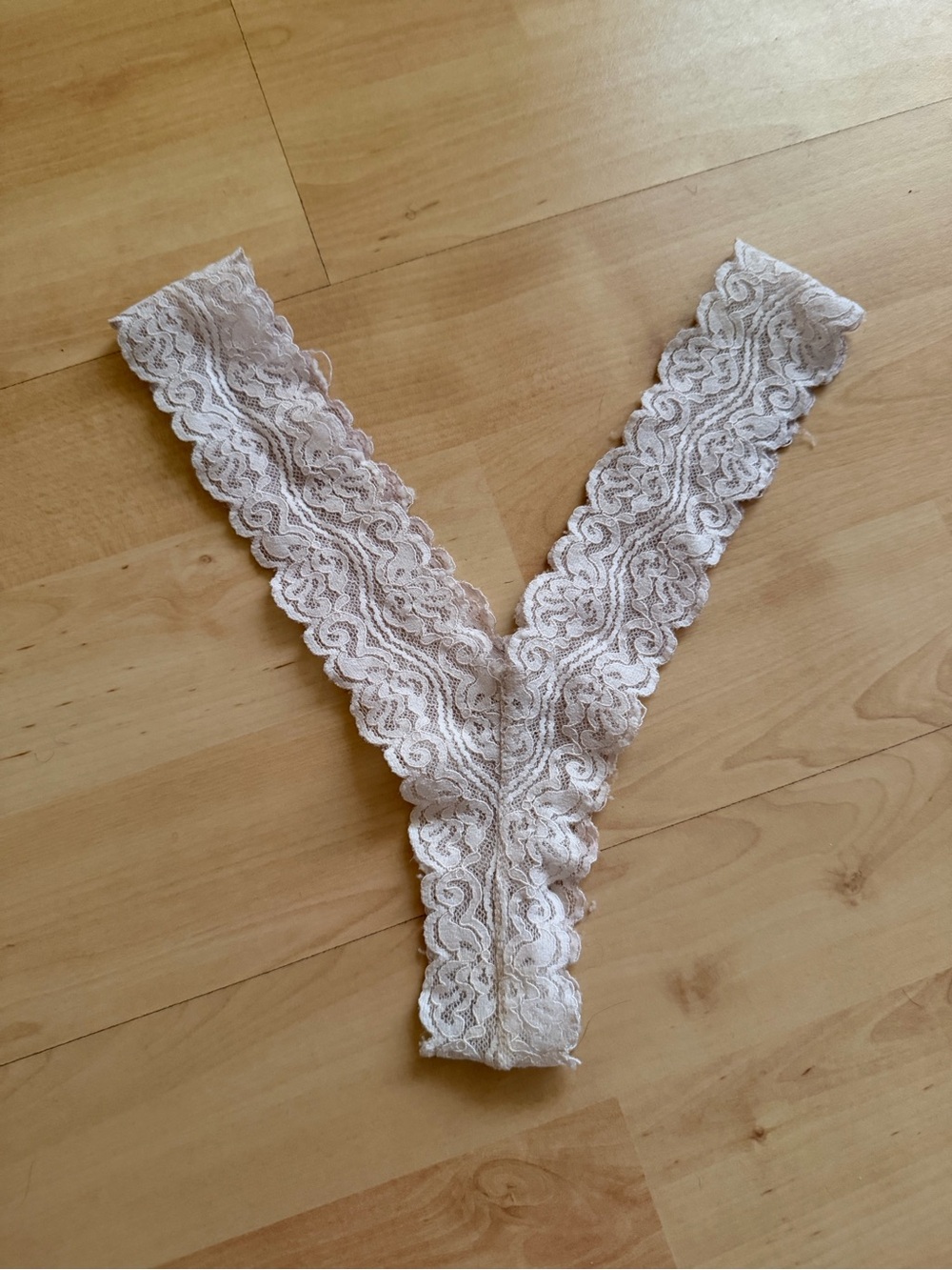 Vintage Wicked Weasel White Lace Micro Thong Panties - Size M